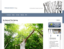 Tablet Screenshot of blog.periosciences.com